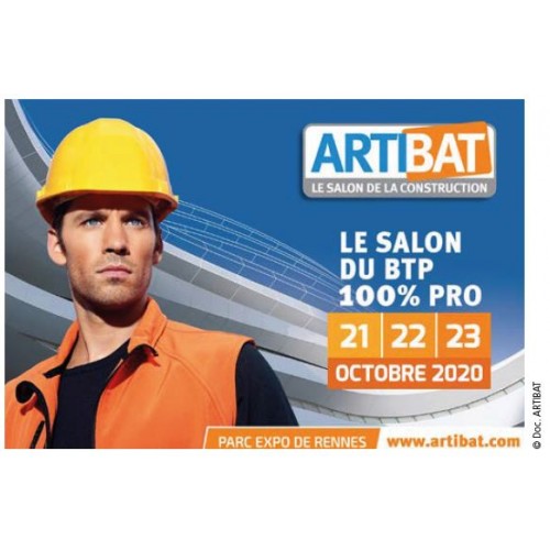 17ème édition du Salon ARTIBAT, les 21/22/23 octobre 2020