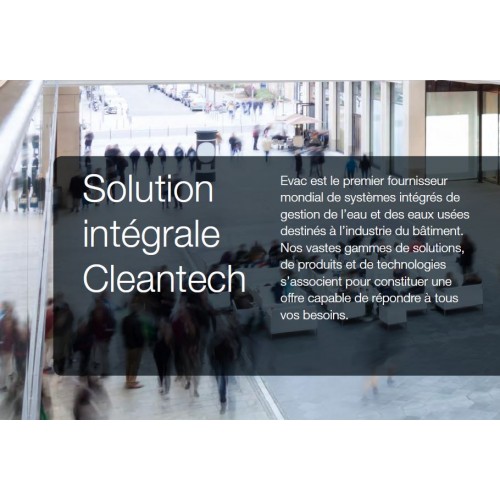 Evac- Cleantech Solutions pour l&#039;industrie du batiment