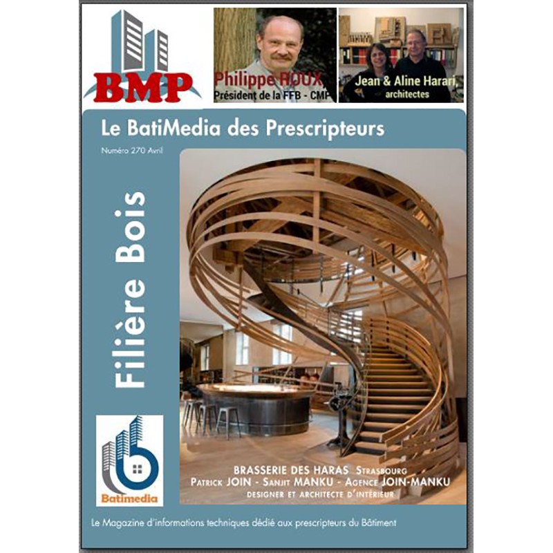 Le BMP Batimédia des prescripteurs Avril 2016 - filière bois - eMag