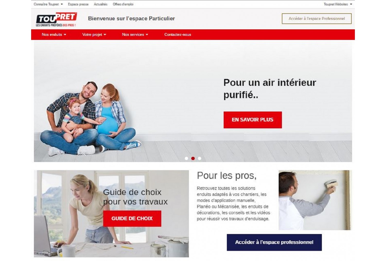 TOUPRET ACCÉLÈRE LA DIGITALISATION DE SA MARQUE ET PRÉSENTE SON NOUVEAU SITE INTERNET