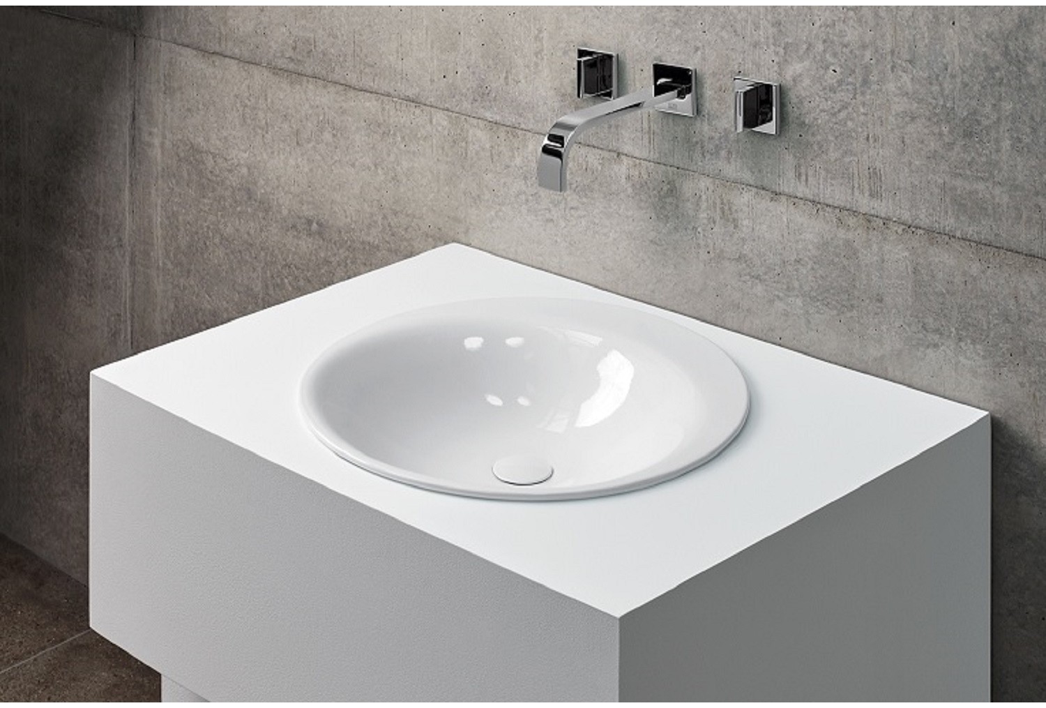Salle de bains : nouvelle vasque aux lignes fluides de Bette