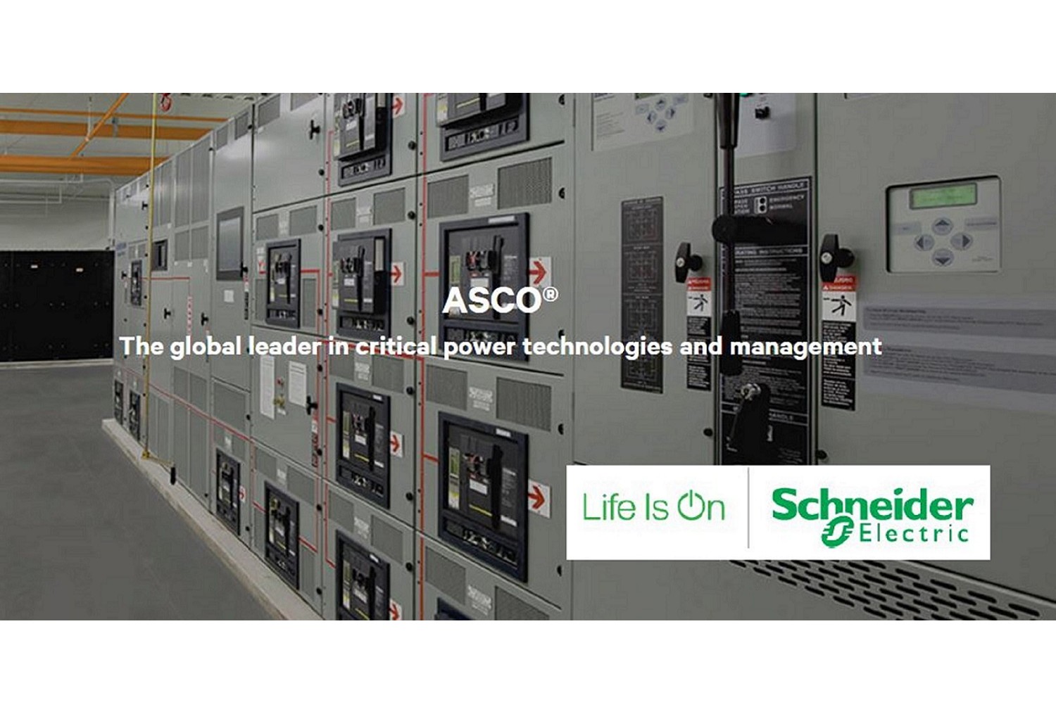 Schneider Electric renforce sa position sur son coeur de métier en basse tension avec l’acquisition d’ASCO Power Technologies