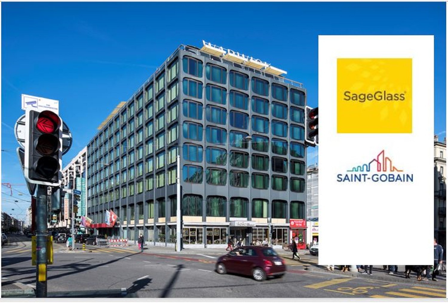 Warwick Geneva, premier hôtel au monde équipé du vitrage dynamique SageGlass
