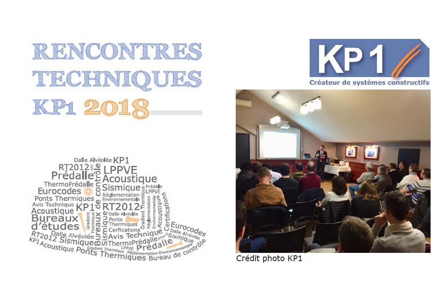 1er TOUR DE FRANCE DES RENCONTRES TECHNIQUES KP1 DEDIEES AUX BUREAUX D'ETUDES