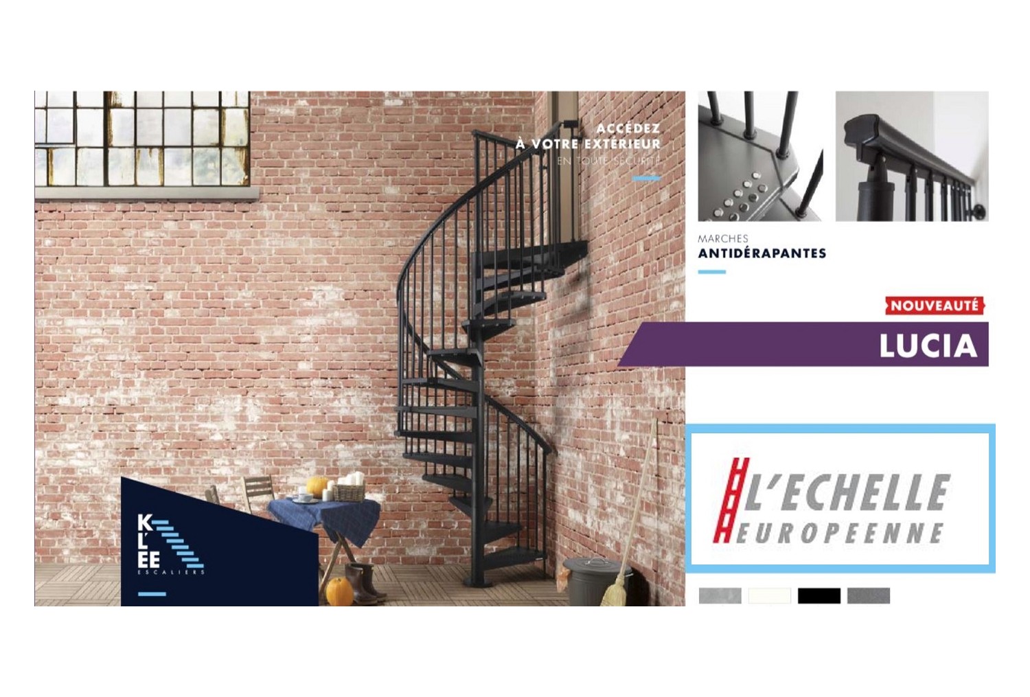 Lancement de la marque d'escaliers KL'EE par L'Echelle Européenne