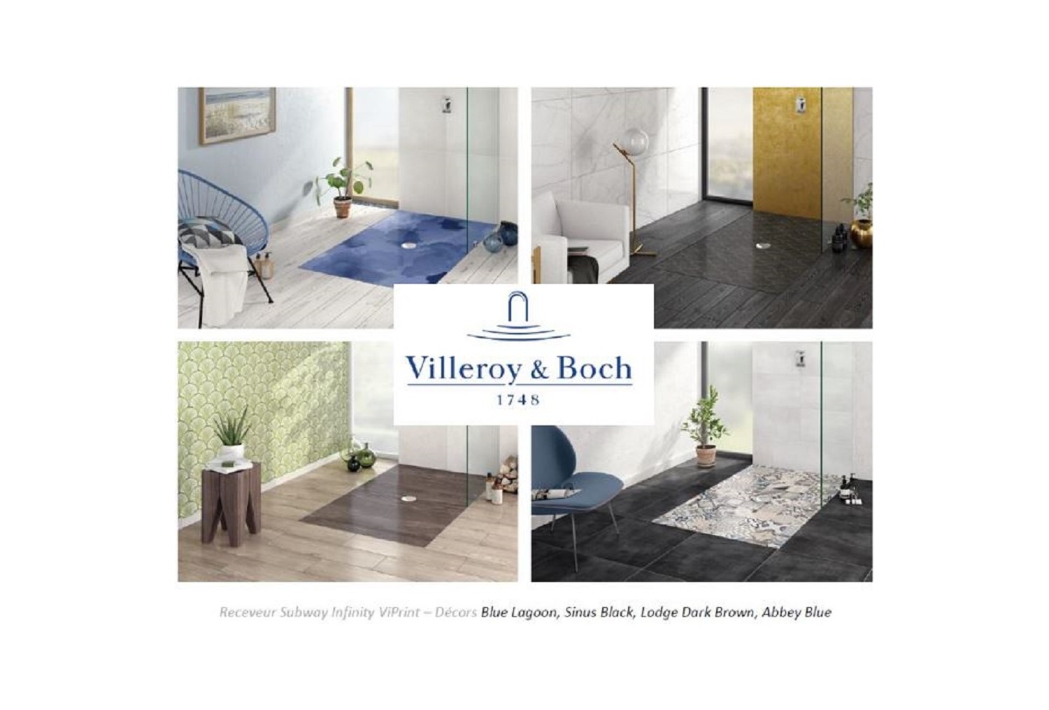 VIPRINT, DES RECEVEURS DESIGN, POUR UNE SALLE DE BAIN À SON IMAGE