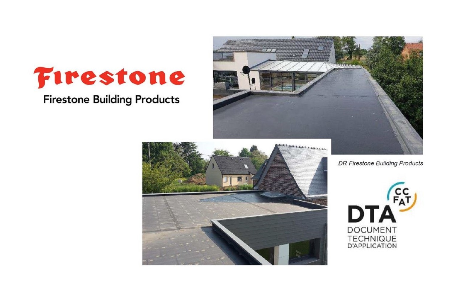 FIRESTONE BUILDING PRODUCTS - COMMUNIQUÉ DE PRESSE - LA MEMBRANE D'ÉTANCHÉITÉ RUBBERCOVER EPDM OBTIENT LE DTA DU CSTB !