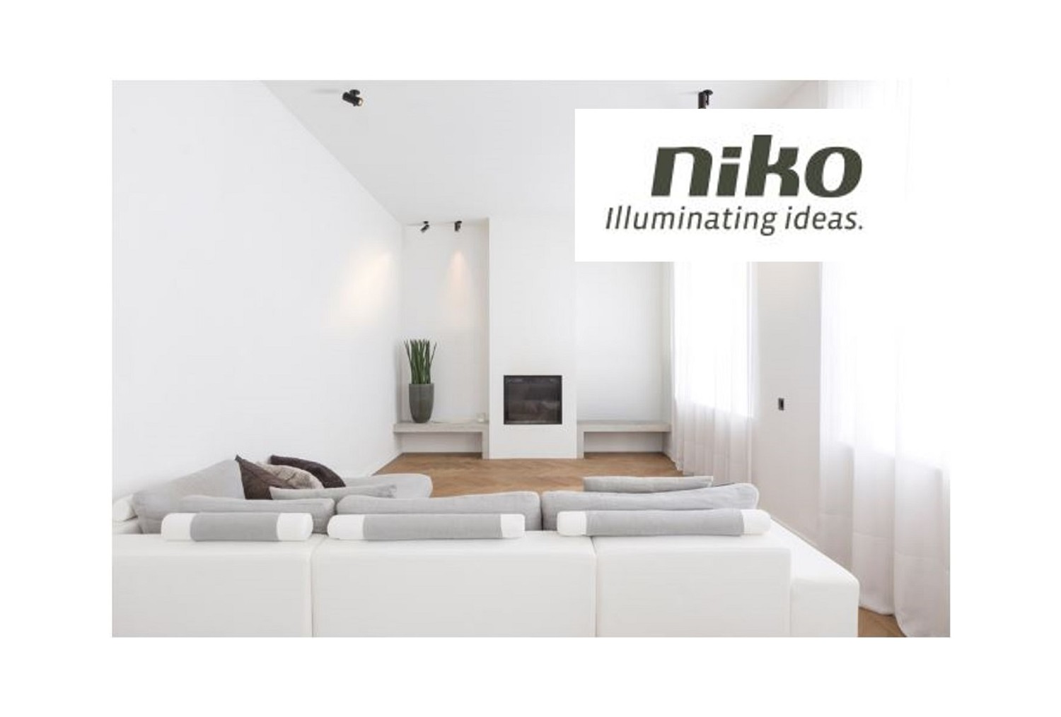 Interrupteurs sans fil Niko x luminaires Modular : l'association intelligente du design et de la qualité
