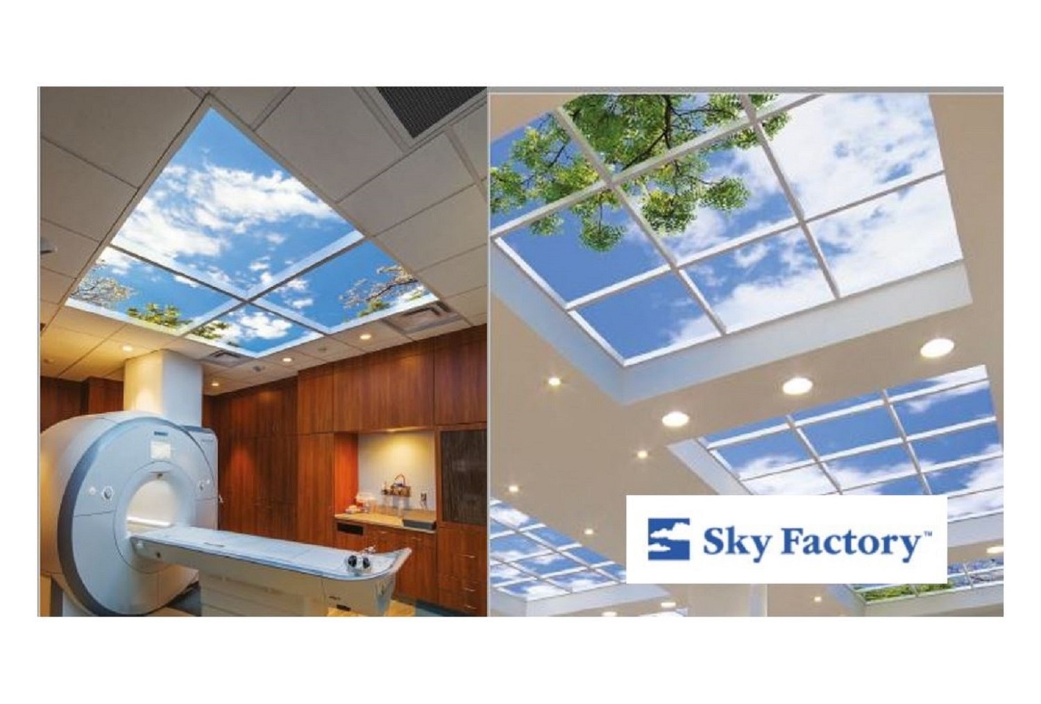 LES PLAFONDS LUMINEUX SKYCEILINGS™ DE SKY FACTORY