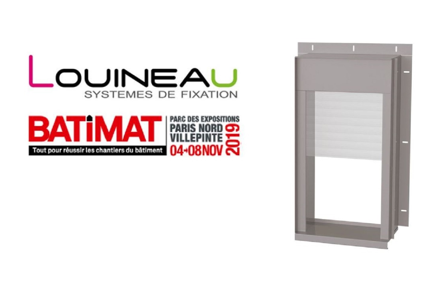 INNOVATION LOUINEAU : Le PrecHab Wood volet roulant dévoilé sur le salon Batimat