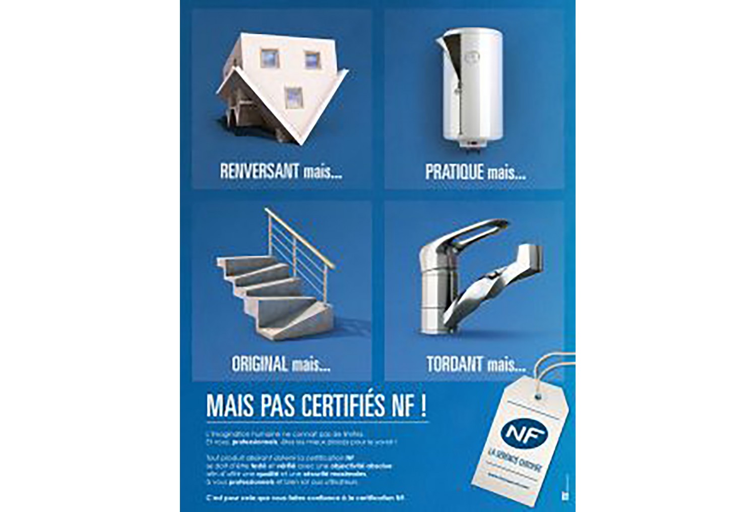 AFNOR Certification débute une nouvelle campagne sur NF dans la maison