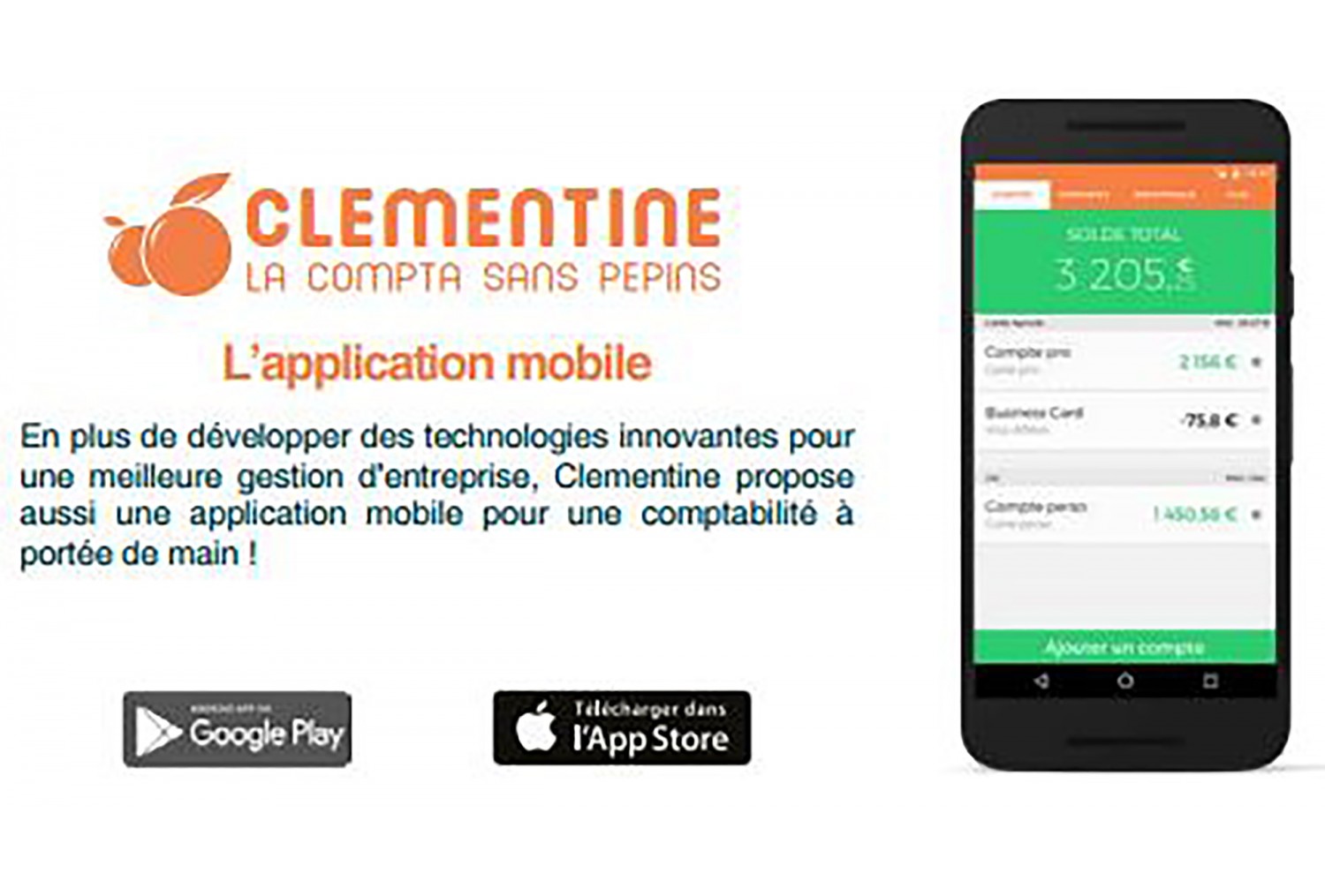 Clementine, la compta sans pépin