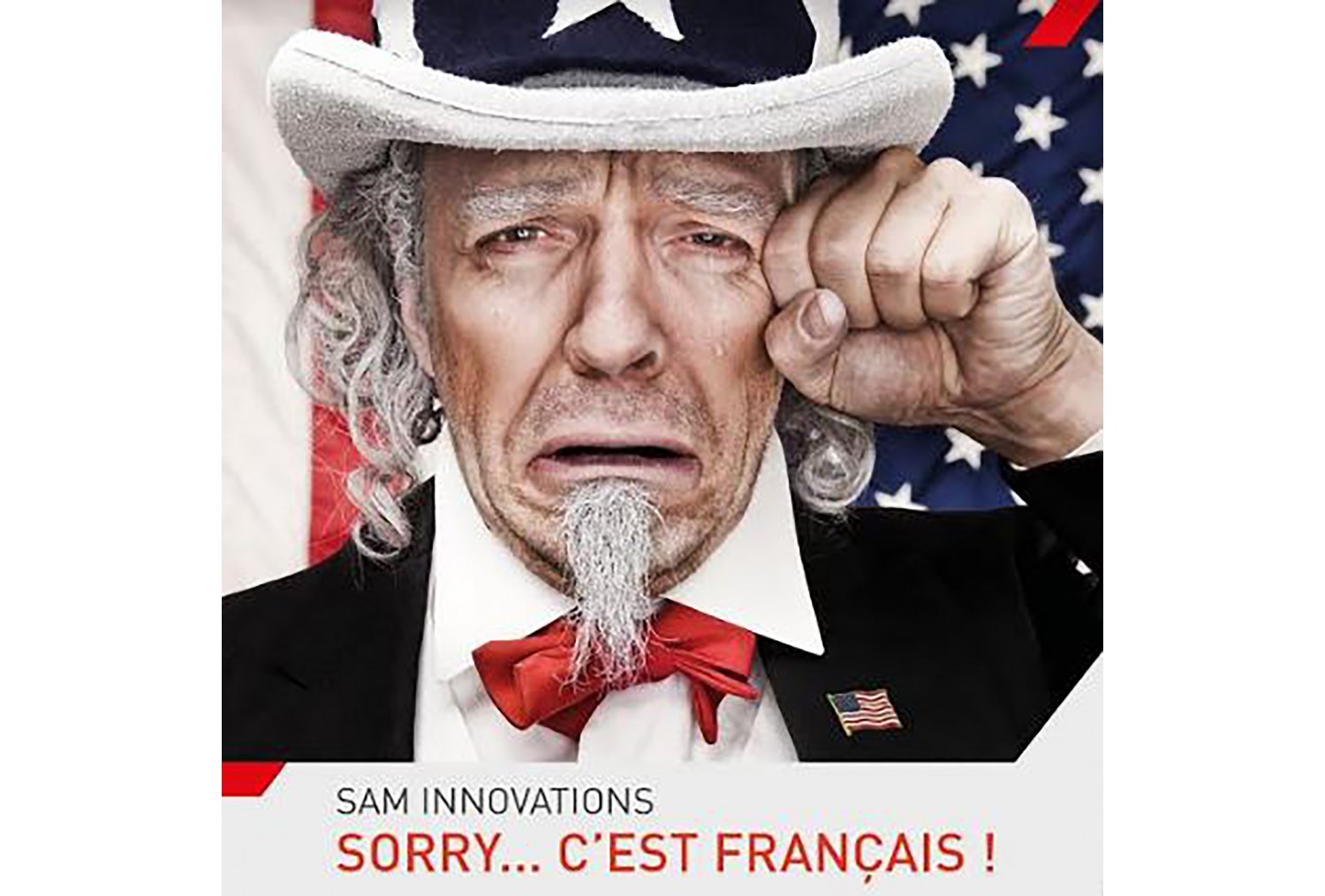 SAM CHOISIT LE TON DE L’HUMOUR POUR COMMUNIQUER SUR L’INNOVATION ET SUR SON IDENTITÉ FRANÇAISE